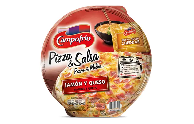 pizza campofrío tiempo horno - Cuántas calorías tiene una pizza de Campofrío