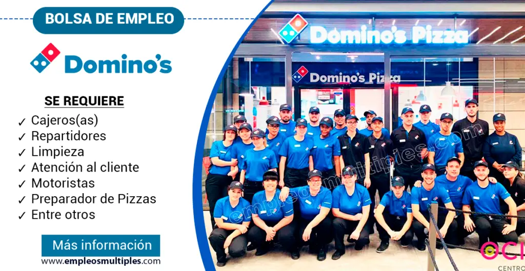 domino's pizza ofertas de empleo - Cuánto gana un empleado de Dominos Pizza en Estados Unidos