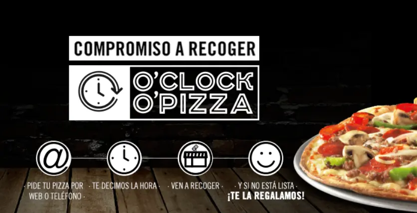 pizza gratis si llega tarde - Cuánto tiempo tiene Telepizza