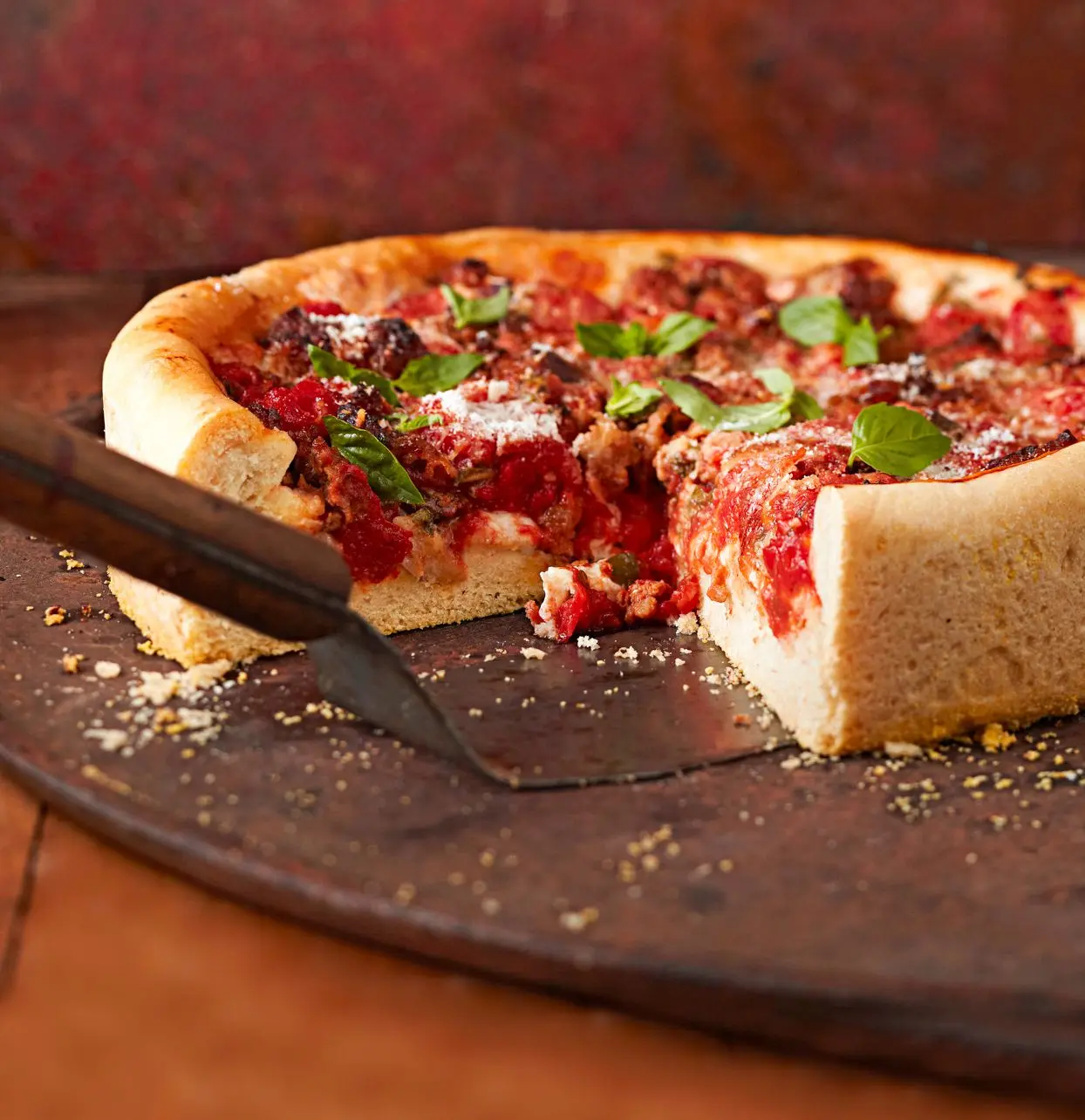 Receta de la famosa pizza estilo Chicago Deep Dish - Is deep dish pizza dough different from regular pizza dough chicago deep dish pizza recipe - Is deep dish pizza dough different from regular pizza dough