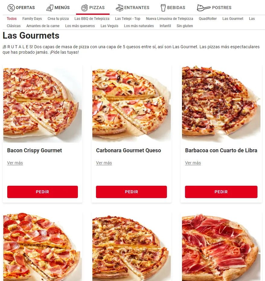 Oferta Pizzas Telepizza: Las mejores promociones - Qué es el 2x1 de Telepizza oferta pizzas telepizza - Qué es el 2x1 de Telepizza