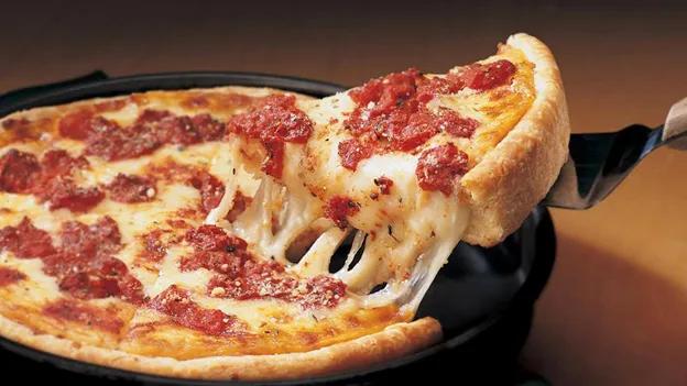 pizza estilo chicago - Quién inventó la pizza Chicago