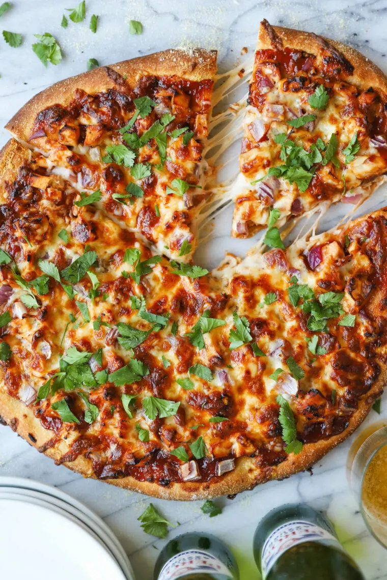 Receta de pizza a la barbacoa - What does BBQ pizza contain barbecue pizza recipe - What does BBQ pizza contain